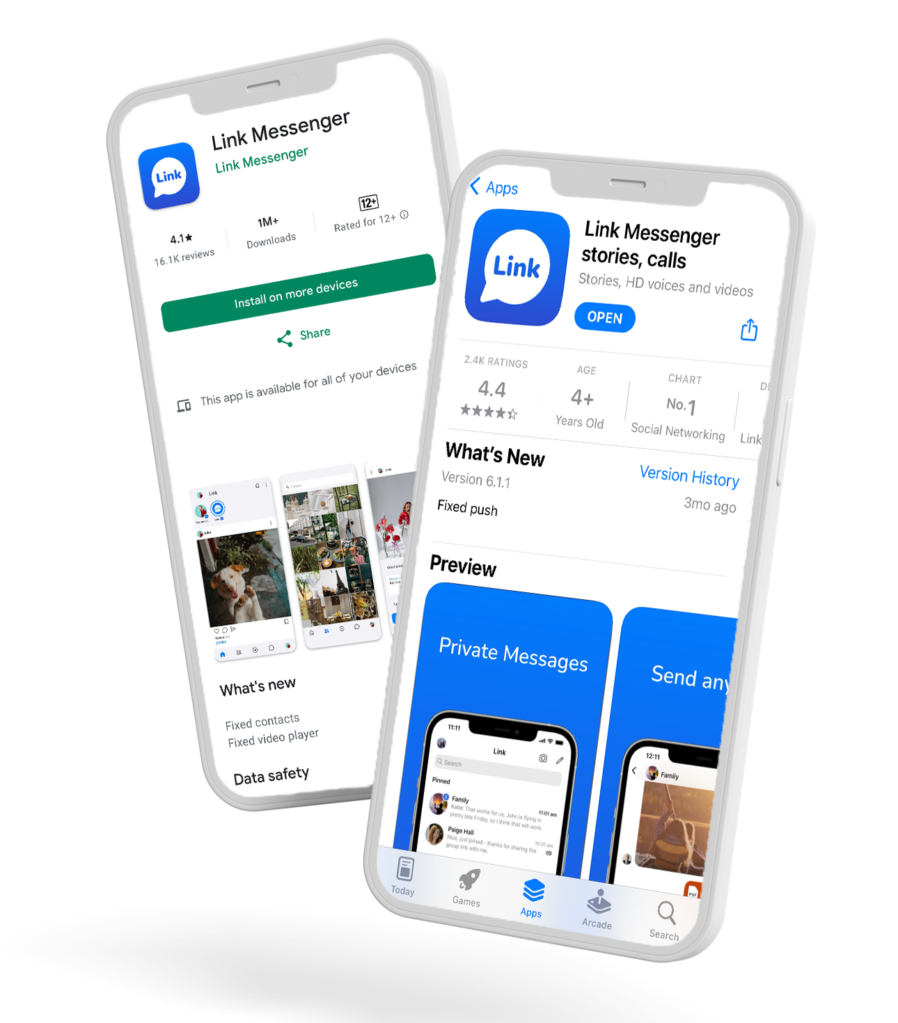 link messenger premium